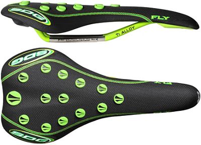 Selle SDG Ti-Fly Storm AW - Noir - Vert - 128mm Wide, Noir - Vert