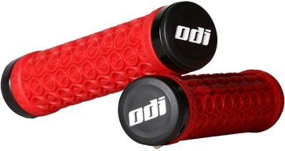 Poignées VTT SDG Hansolo Lock-On - Rouge - 128mm, Rouge