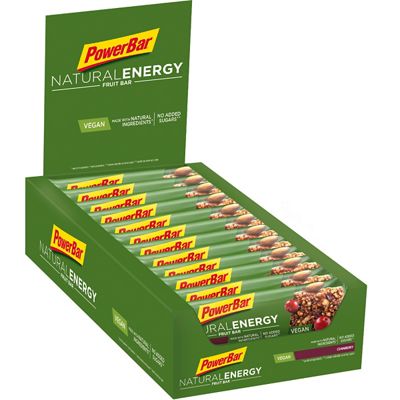 Barrette Natural Energy Fruit & Nut - PowerBar - 40g x 24, n/a