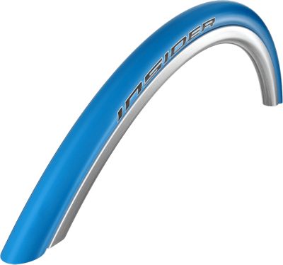 Schwalbe Insider Turbo Trainer Road Bike Tyre - Blue - Folding Bead, Blue