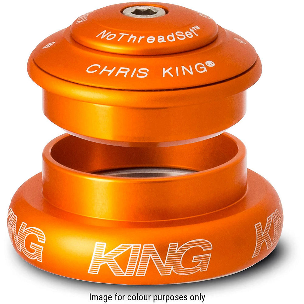 Chris King InSet 5 Headset - Matte Mango - 1.1/8" - 1.5" Tapered, Matte Mango