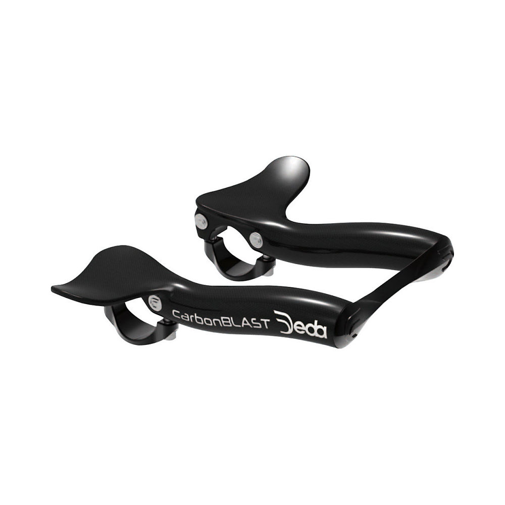 Cintre Aero Deda Elementi Carbon Blast Clip-On - Noir - 31.7mm, Noir