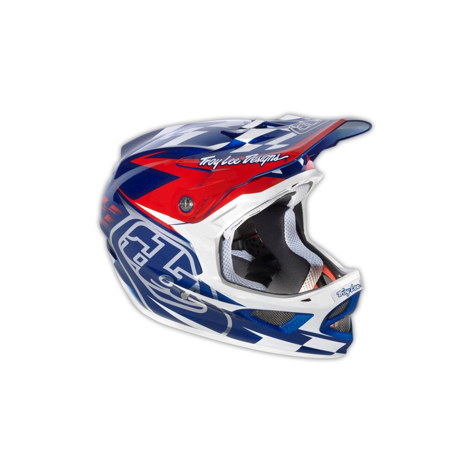 Troy Lee Designs D3 Composite   Team Blue White 2013