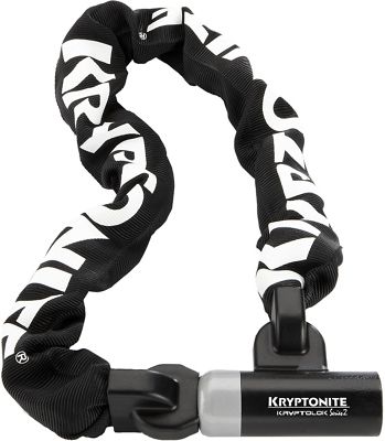 Kryptonite KryptoLok Series 2 995 Integrated Chain - Sold Secure Silver Rated