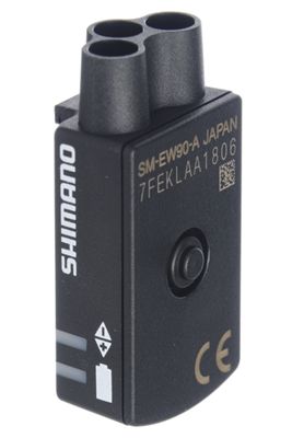 Shimano Di2 EW90 Junction-A Box (3 Port) - Black - Non-FlightDeck}, Black