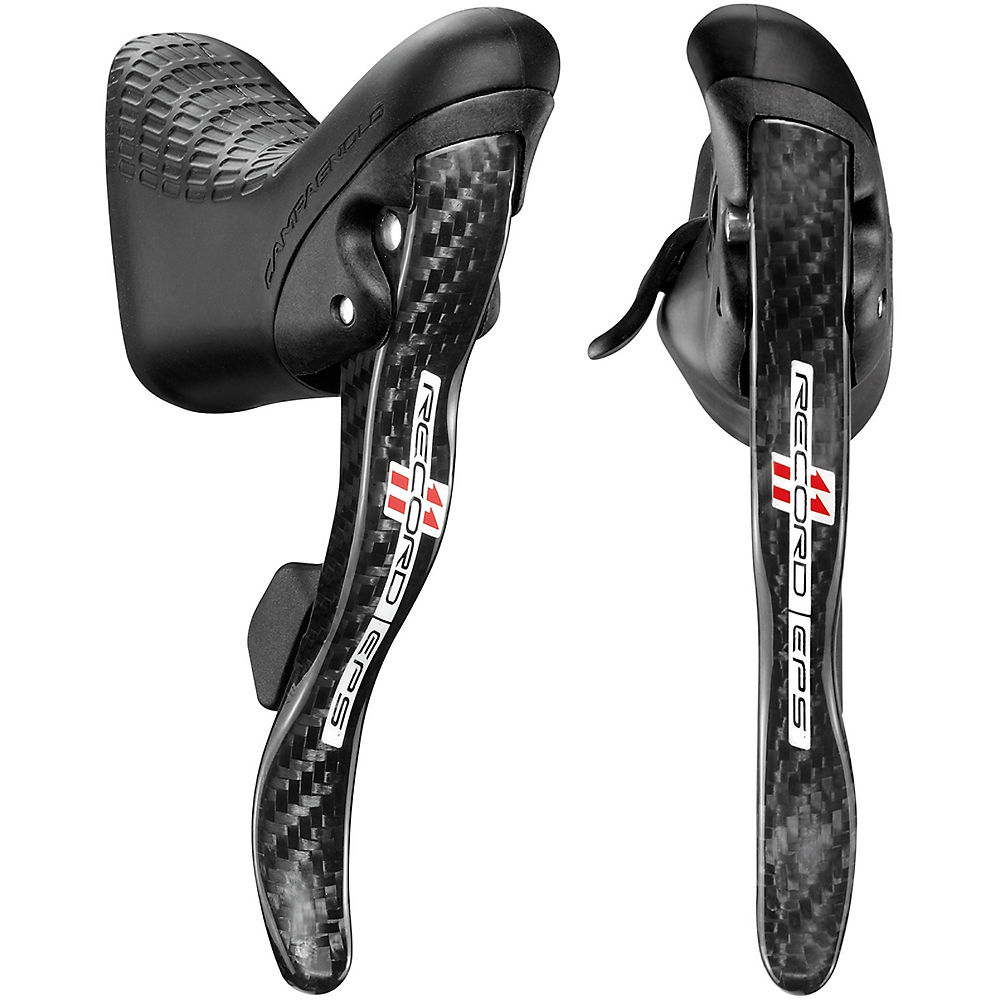Campagnolo EPS Record 11sp Ergopower Road Shifters - Black - Pair - Front & Rear}, Black