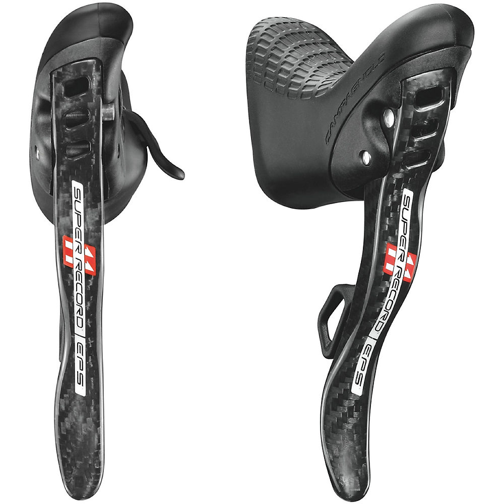 Manette dérailleur Campagnolo EPS Super Record Ergopower 11 vitesses - Noir - Pair - Front & Rear, Noir