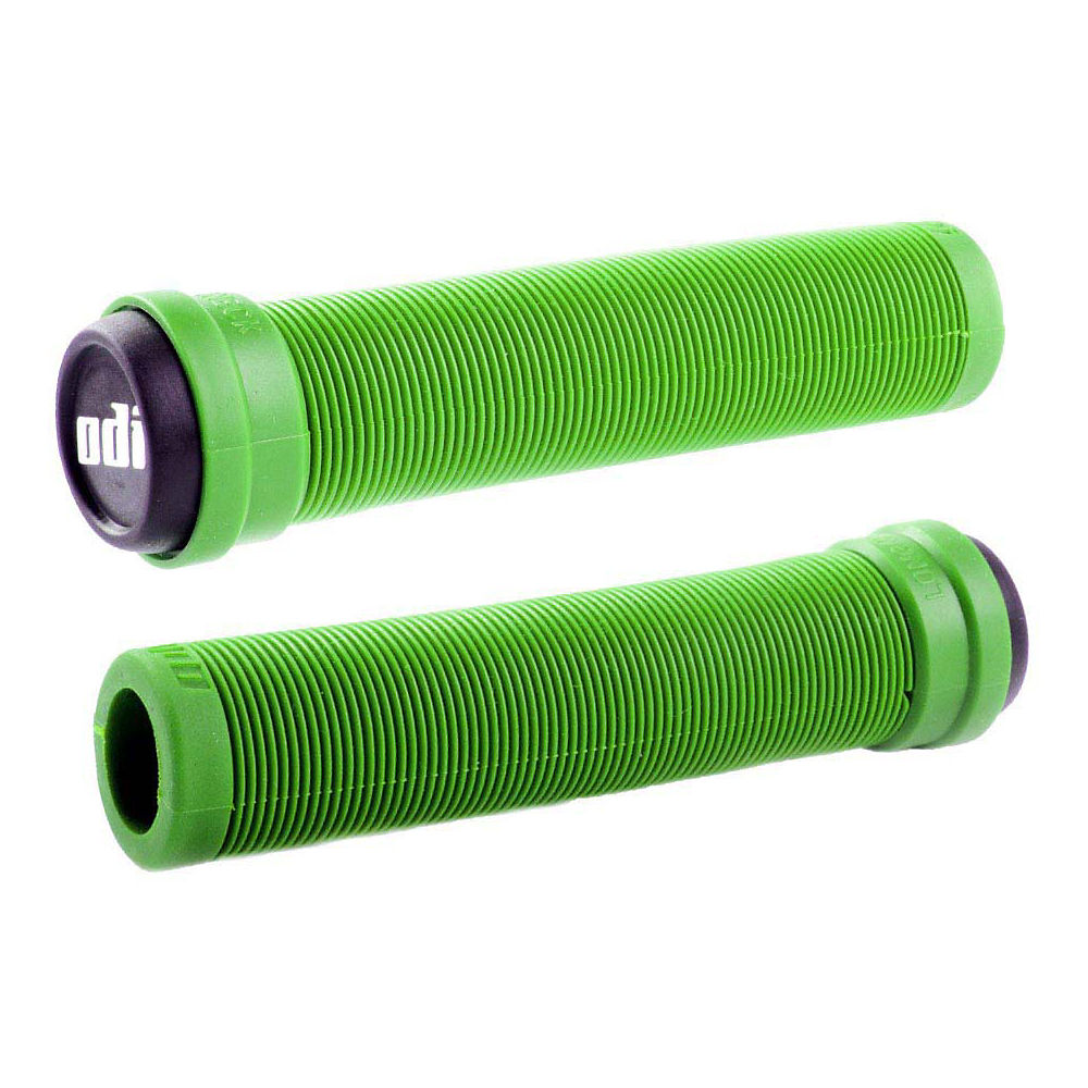 Poignées BMX ODI Longneck Pro sans rebord - Vert, Vert