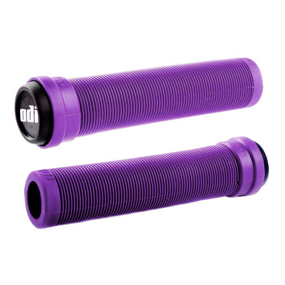 Poignées BMX ODI Longneck Pro sans rebord - Violet, Violet