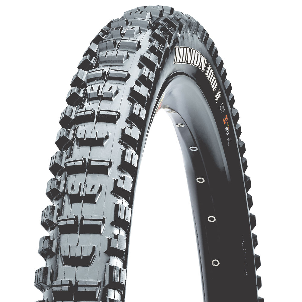 Image of Maxxis Minion DHR II Tyre (Dual Ply) - Black - Wire Bead, Black