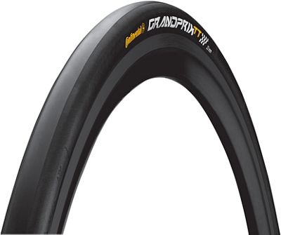 Continental Grand Prix TT Road Tyre - Black - Folding Bead, Black
