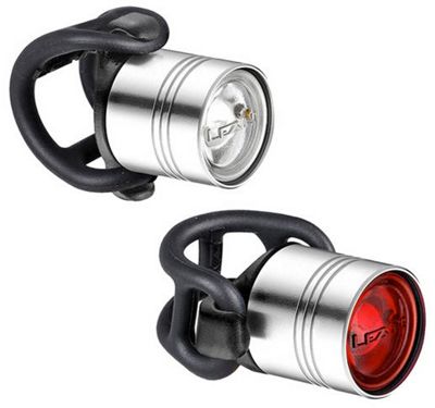 Set Fanali Lezyne Femto Anteriore 15L & Posteriore 7L - argentato - argentato, argentato - argentato