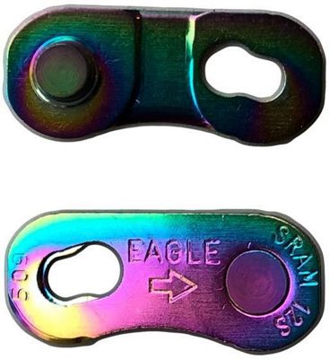 SRAM PowerLock Chain Connector - Rainbow - 12 Speed Eagle MTB, Rainbow