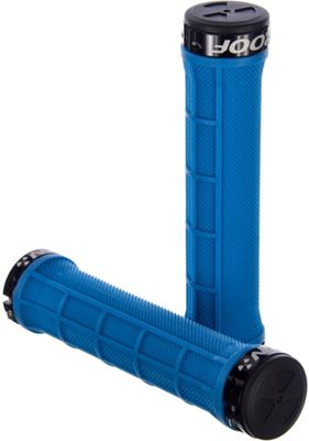 Nukeproof Neutron Half Waffle Lock On Grips - Blue - 142mm}, Blue