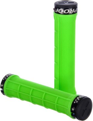 Nukeproof Neutron Half Waffle Lock On Grips - Green - 142mm}, Green