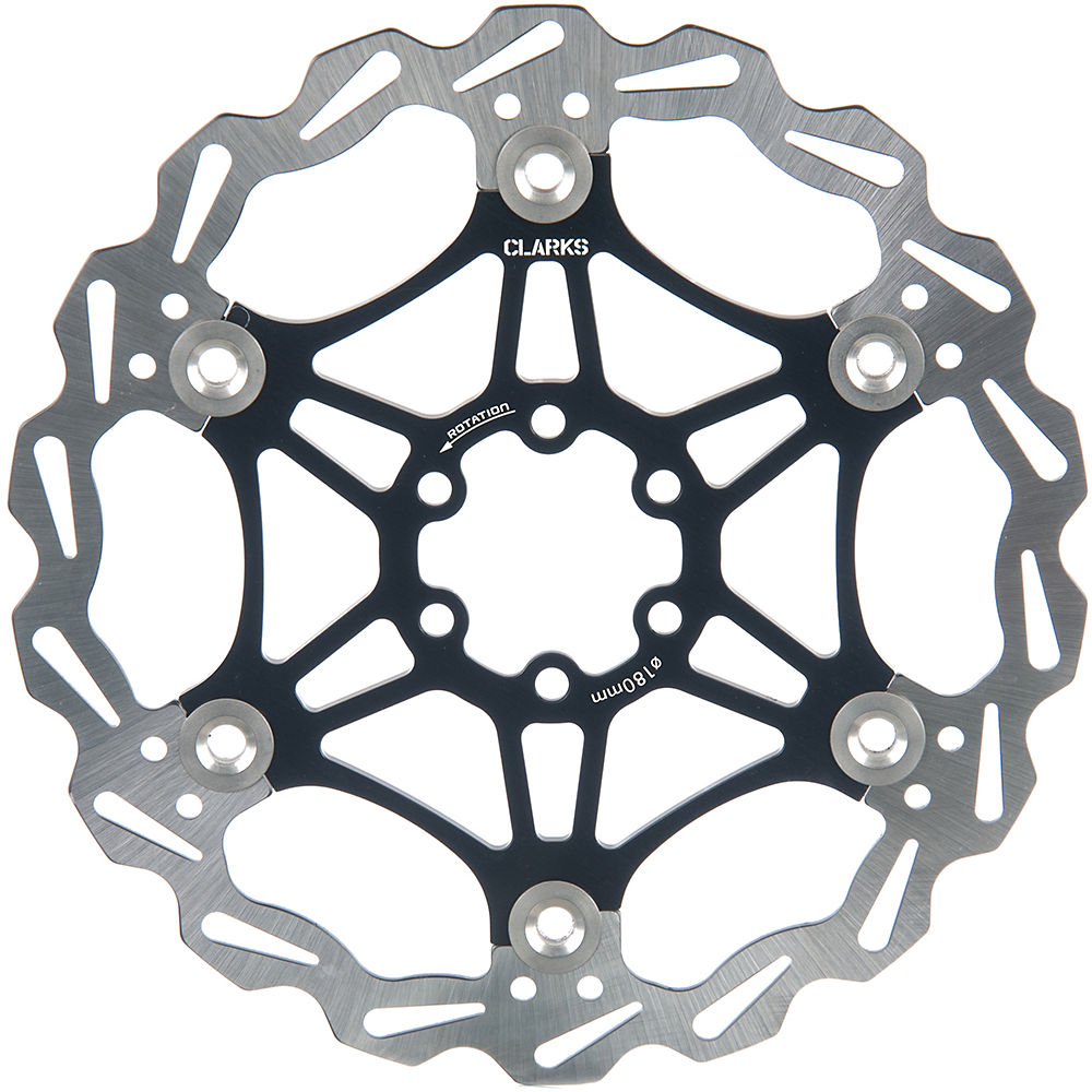 Rotor flottant Clarks 180mm - Noir, Noir