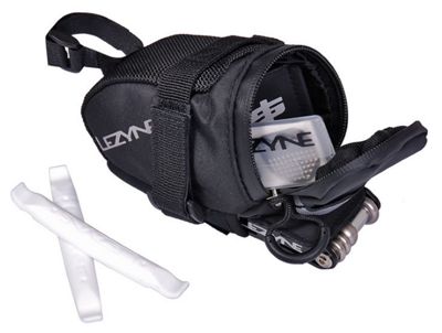 Sacoche de selle avec outils Lezyne Loaded Caddy - Taille M - Noir, Noir