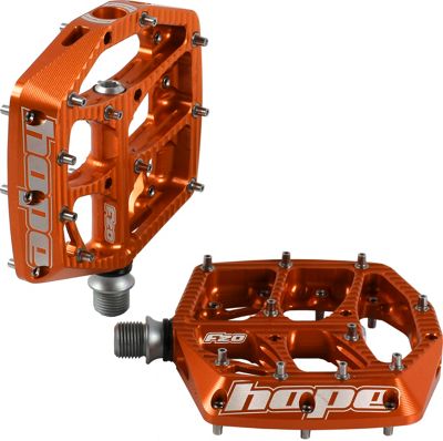 Hope F20 Flat Pedals - Orange, Orange