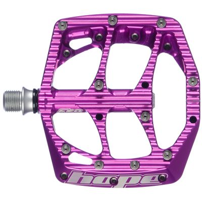 Hope F20 Flat Pedals - Purple, Purple
