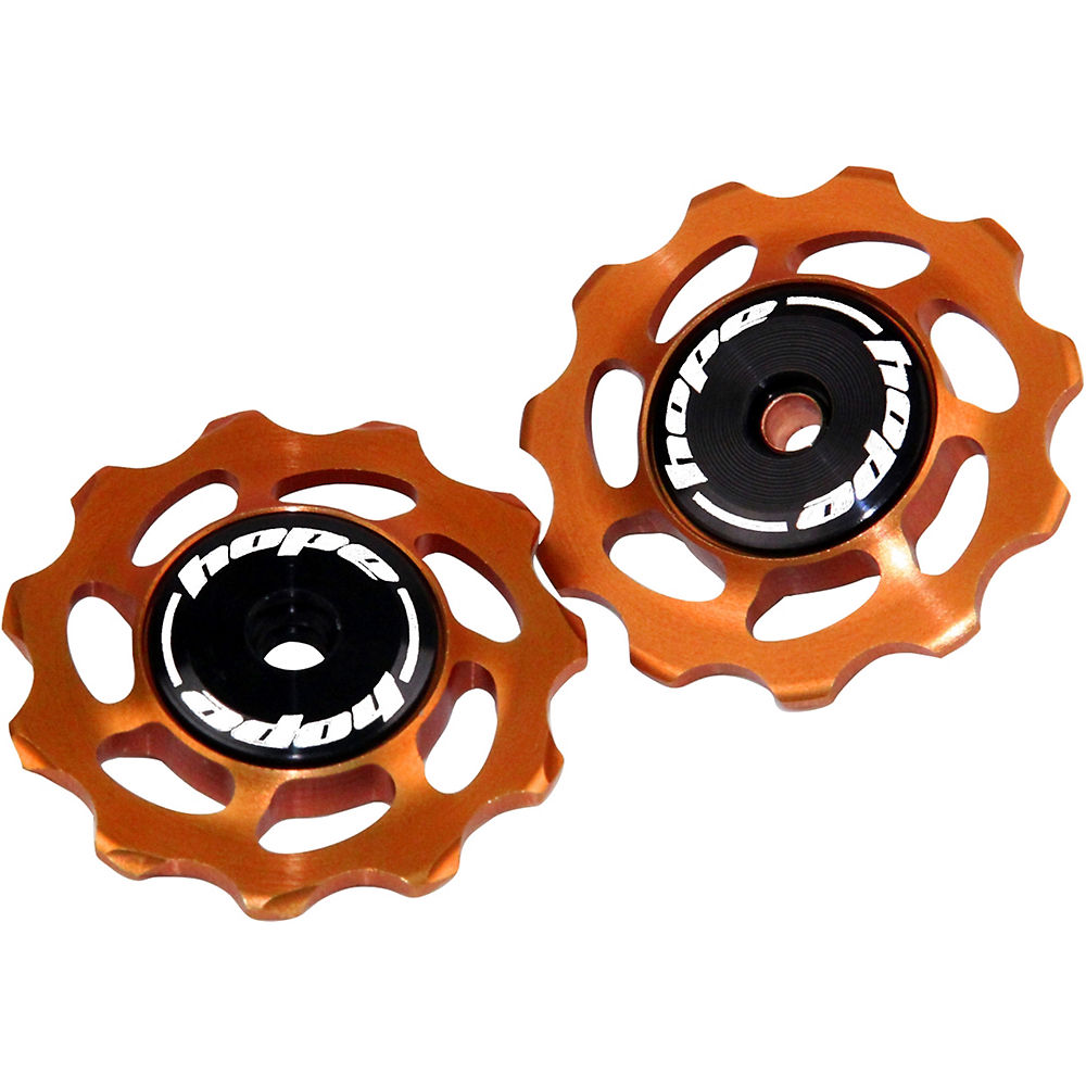Galets de dérailleur Hope Jockey Wheels - Orange - Pair, Orange