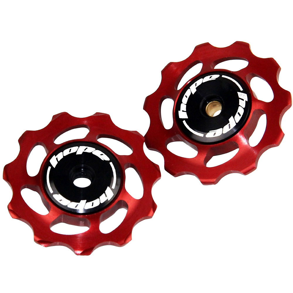 Galets de dérailleur Hope Jockey Wheels - Rouge - Pair, Rouge