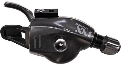 SRAM XX1 11 Speed MTB Trigger Gear Shifter - Black-Black Logo - Rear}, Black-Black Logo