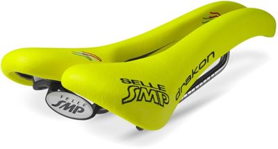 Selle SMP Drakon Bike Saddle - Fluo Yellow - 138mm Wide, Fluo Yellow
