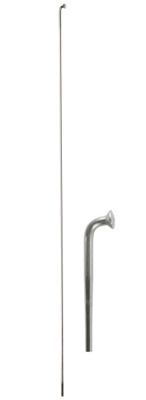 Rayons DT Swiss Revolution DB (argent, pack de 18), Argent