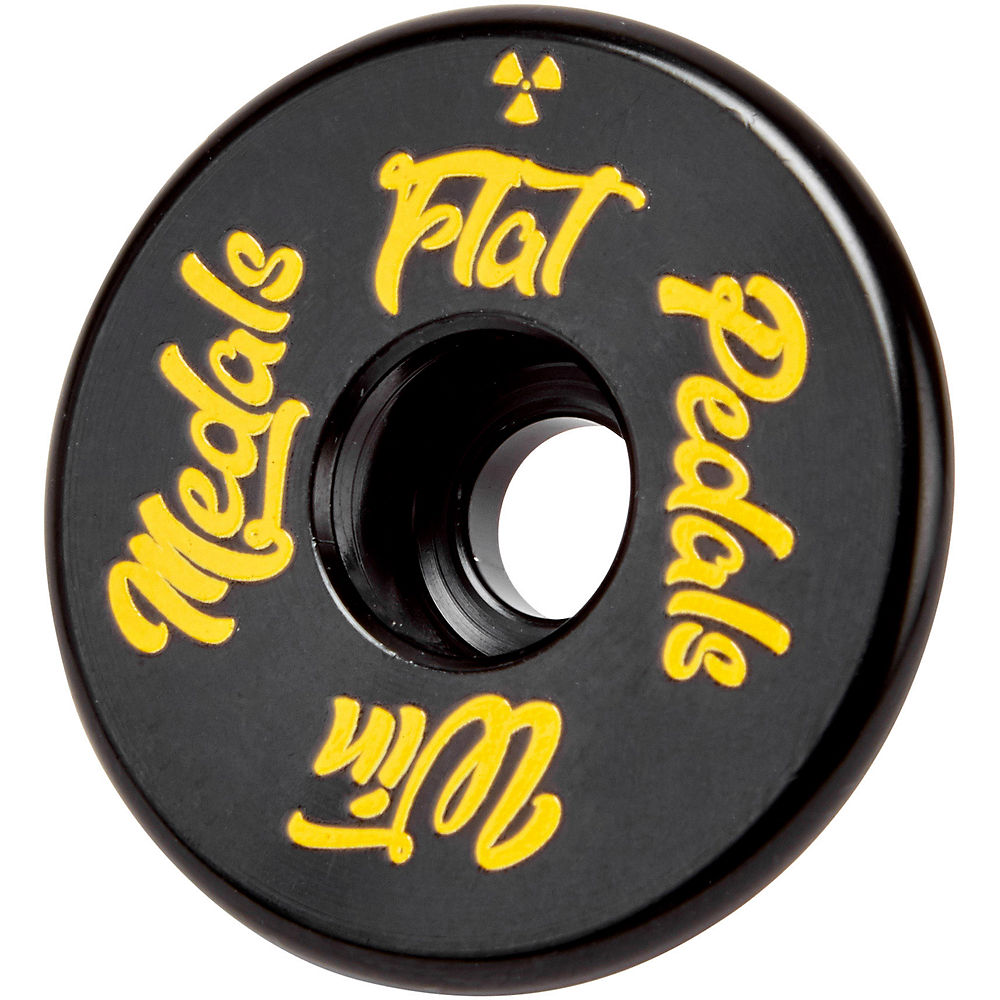 Nukeproof Headset Top Cap and Star Nut - Flat Pedals Win Medals - 1.1/8", Flat Pedals Win Medals