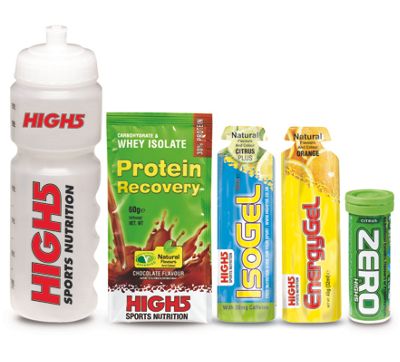 Conjunto De Productos Para El Día De Competición Y Bidón High5