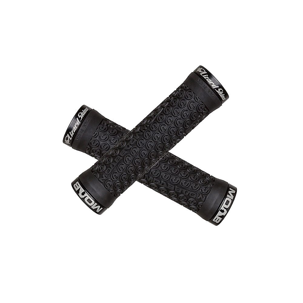 Poignées VTT Lizard Skins Moab Lock-On Bonus Pack - Noir - 130mm, Noir