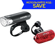 Cateye EL135 & Omni 5 Bike Light Set