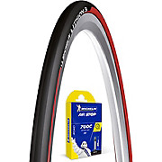 Michelin Lithion 3 Red 23c Road Tyre and Tube