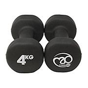 Fitness-Mad Black Neoprene Dumbbells Pair 4kg