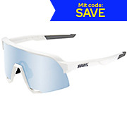 100 S3 Matte White Mirror Lens Sunglasses 2022