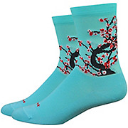 Defeet Aireator Womens 4 Blossom Neptune Socks
